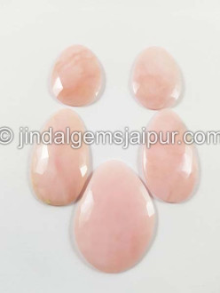Pink Opal Rose Cut Slices